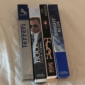 Men's Fragrance Collection - Terreri, Boos, TSA, Bright Blue